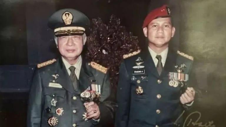 Keterangan foto : Mantan Presiden ke 2 Soeharto dan Presiden RI Prabowo Subianto, Kamis (13/11/2025)