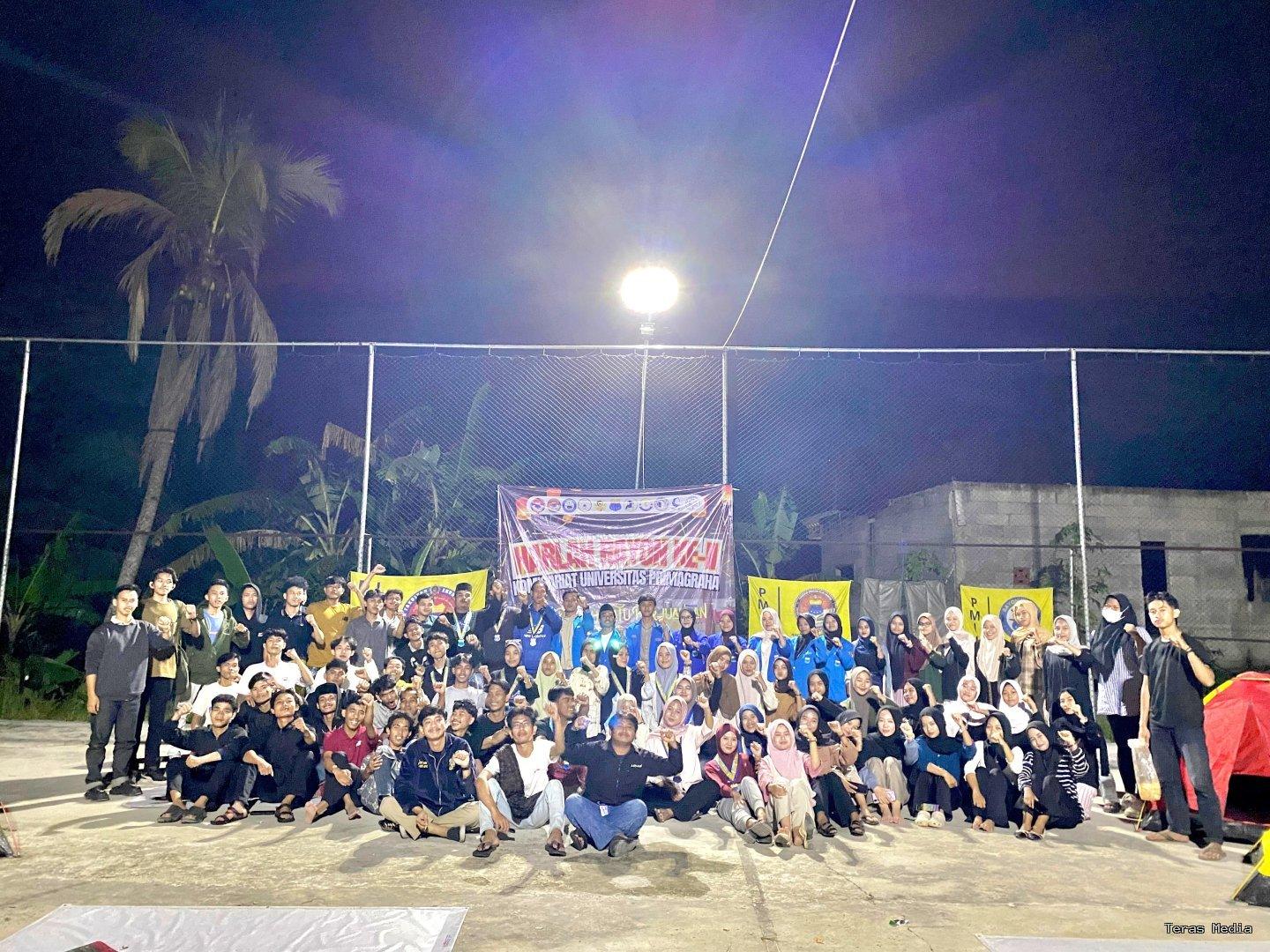 Keterangan foto; Pengurus Komisariat (PK) Pergerakan Mahasiswa Islam Indonesia (PMII) Universitas Primagraha