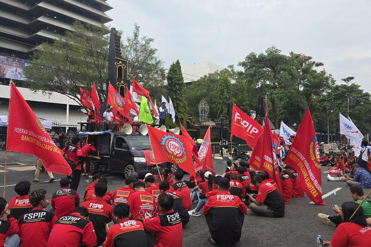 Foto: Buruh Jawa Tengah.
