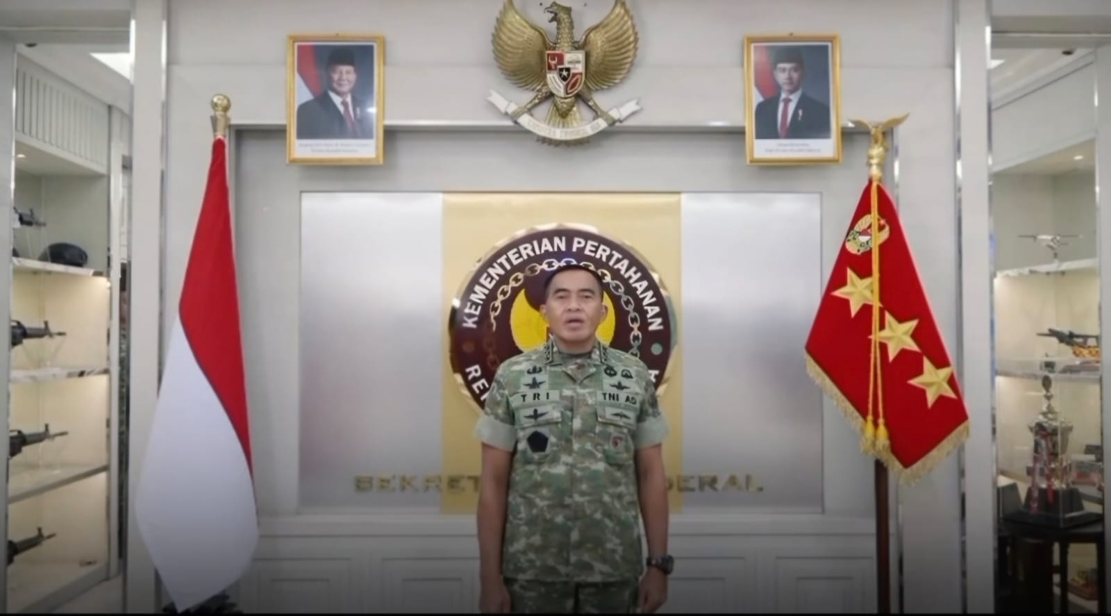 Foto: Sekretaris Jenderal Kementerian Pertahanan (Kemhan), Letnan Jenderal TNI Tri Budi Utomo.