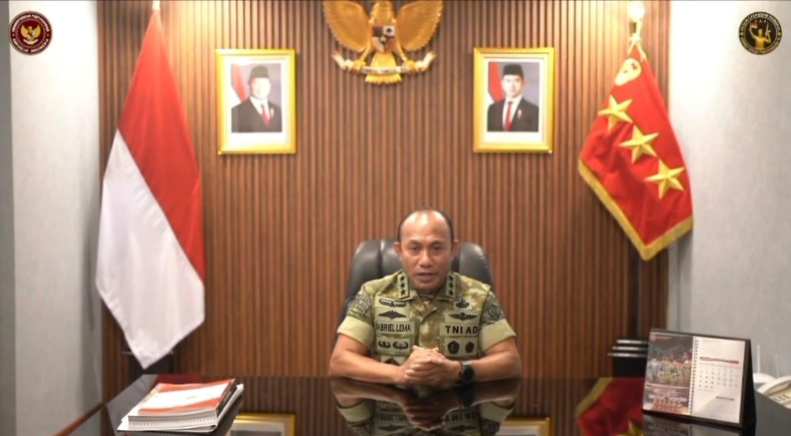 Foto: Kepala Badan Cadangan Nasional Kementerian Pertahanan Republik Indonesia, Letnan Jenderal TNI Gabriel Lema.