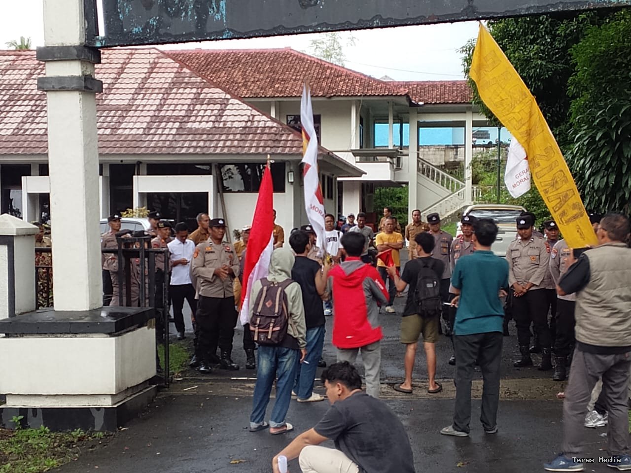 Keterangan foto: Gerakan Aksi Moral Mahasiswa, Selasa (30/12/2025).