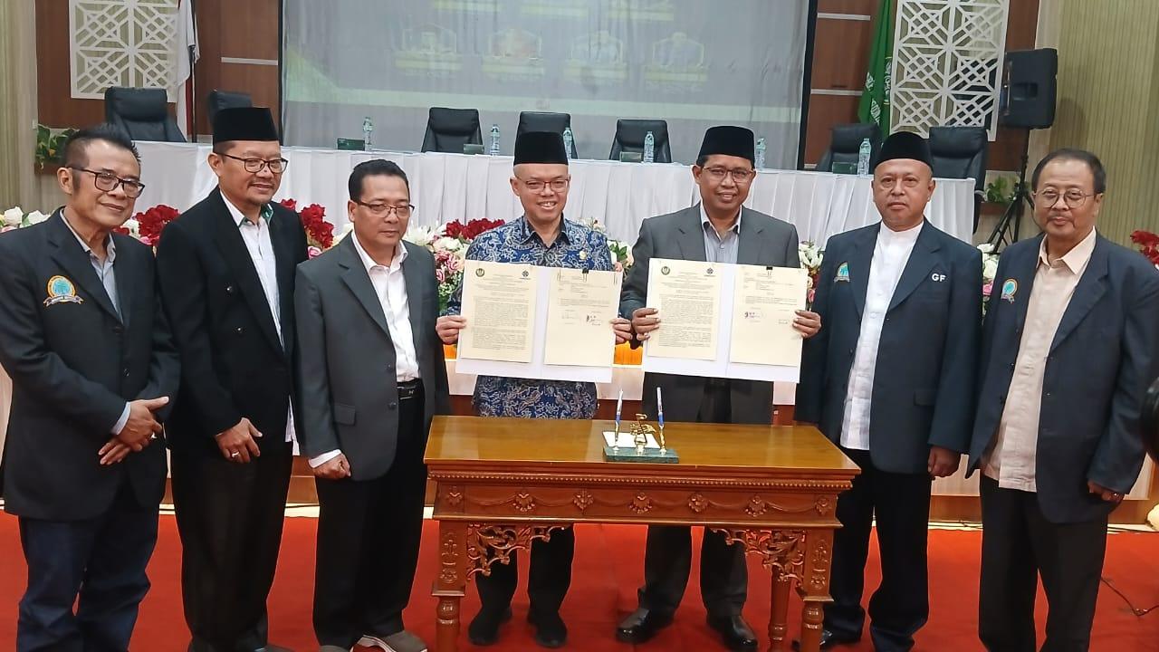 Keterangan foto : Seminar Nasional bertema Transformasi Pendidikan Dasar dan Menengah untuk Mendukung Visi Indonesia Emas 2045 dalam Program Asta Cita Presiden Republik Indonesia yang diselenggarakan bekerja sama dengan Mubarok Institute dan UIN Saizu di Purwokerto, Selasa (9/12/25)