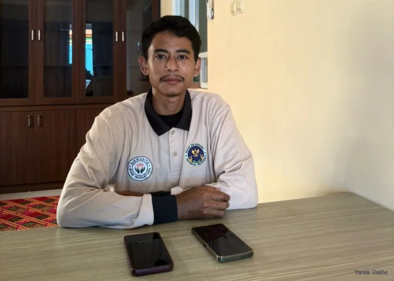 Keterangan foto: Asmur, Asisten Lapangan MBG Yayasan Nurwasita Bumi Nusantara.