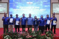 Keterangan foto : Demokrat Jawa Barat saat melakukan konsolidasi pendidikan politik, Minggu (25/1/2026)