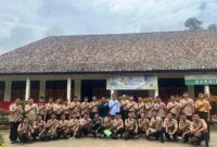 Keterangan foto: Densus 88 Gelar Bedah Buku di Ponpes Raudhatul Ulum.