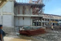 Foto: pembangunan Gedung Pendidikan Terpadu Institut Agama Islam Negeri (IAIN) Sorong.