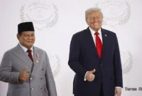 Foto: Prabowo Subianto bersama Donald Trump