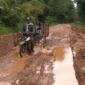 Keterangan foto: Kondisi infrastruktur jalan pedesaan di Kabupaten Banyuasin, Sumatera Selatan.