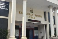 Foto: Kantor Kejaksaan Negeri Kabupaten Lebak, Provinsi Banten.