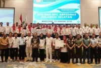 Keterangan foto : Pengukuhan ABPEDNAS wilayah Sulawesi Selatan, Kamis (29/1/2026)