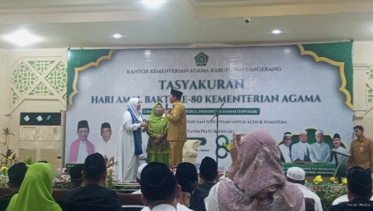 teras-media_UZSKFDTl Kemenag Kabupaten Tangerang Peringati HAB ke-80 dengan Istighosah dan Santunan I Teras Media