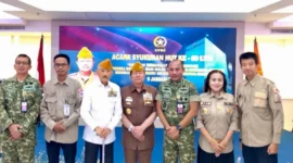 Ketua Umum Pemuda Pemudi Bela Negara Republik Indonesia, Ary Lestari, S.E., M.Han., menyampaikan ucapan Dirgahayu kepada Legiun Veteran Republik Indonesia yang ke-69