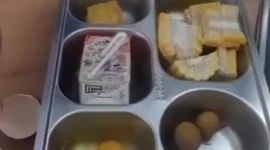 Foto/Menu MBG di SMAN 1 Cigemblong, Kabupaten Lebak.
