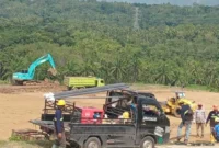 Keterangan foto: Proyek Sekolah Rakyat di Panggarangan, Kabupaten Lebak, Banten.