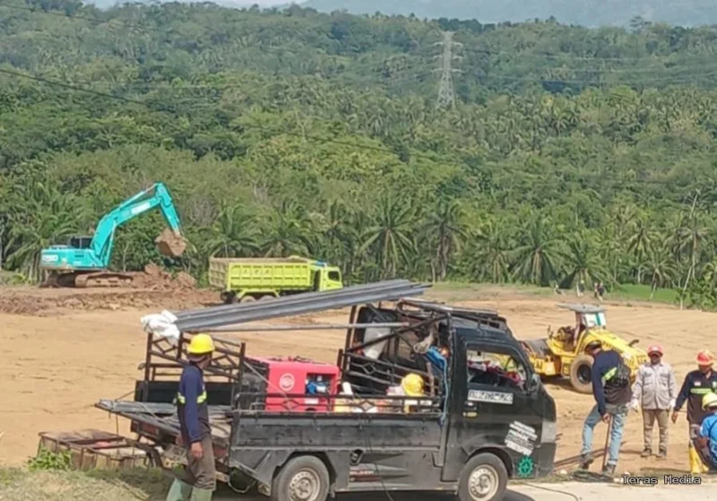 Keterangan foto: Proyek Sekolah Rakyat di Panggarangan, Kabupaten Lebak, Banten.