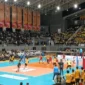 Foto: Tim bola voli putra Jakarta LavAni Livin Transmedia vs Jakarta Garuda Jaya.