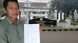 Keterangan foto : Pengurus DPW KITA Banten Agus Suryaman, Senin (23/2/2026)