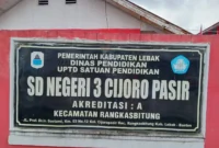 Foto: Sekolah Dasar Negeri (SDN) 3 Cijoropasir, Kecamatan Rangkasbitung, Kabupaten Lebak.