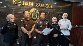 Keterangan foto : Kepala Kejaksaan Tinggi Sulsel, Didik Farkhan Alisyahdi, Kamis (19/2/2026)