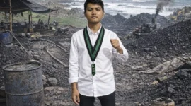 Foto: Ketua Bidang Partisipasi Pembangunan Daerah HMI Cabang Lebak, Muhamad Saroji.