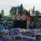 Keterangan foto: mahasiswa dari berbagai perguruan tinggi di Jawa Timur.
