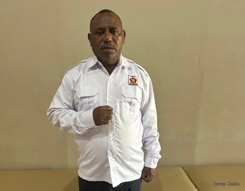 Keterangan foto: Wakil Ketua Partai Gerindra Provinsi Papua Barat Daya, Kornelius Kambu.