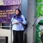 Keterangan foto: Kadis Diskominfo Kabupaten Tangerang Diyan Mayang Sari saat memberikan sambutan pada Grand Final Tangerang Got Talent 2026 di Gading Serpong.