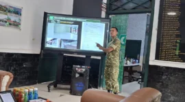 Keterangan foto : Dandim 0603 Lebak Letkol I Gede Mahendra Subrata, Sabtu (21/2/2026)