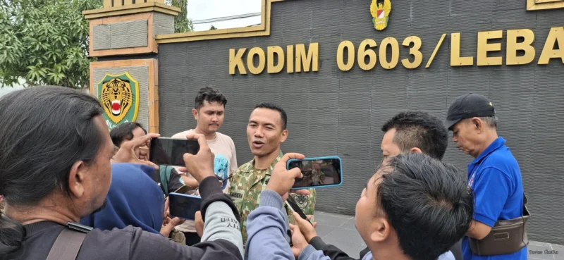 Keterangan foto : Komandan Kodim 0603/Lebak, Letkol Inf I Gede Mahendra Subrata, Kamis (19/2/2026)