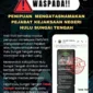 Keterangan foto : Kejaksaan Negeri Hulu Sungai Tengah (Kejari HST) melalui akun resmi Kejari_hst mengeluarkan peringatan terkait adanya dugaan penipuan yang dilakukan oleh oknum tidak bertanggung jawab dengan mengatasnamakan pejabat di lingkungan instansi tersebut, Senin (16/2/2026)