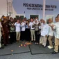 Keterangan foto : Partai Gerindra, Kesehatan Indonesia Raya (Kesira) Tangerang Selatan melakukan aksi nyata dengan meresmikan Pos Kesehatan Merah Putih di Pasar Ciputat, Tangerang Selatan, Sabtu (14/2/2026)