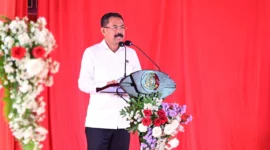 Keterangan foto : Kejaksaan Tinggi (Kejati) Jawa Barat melaksanakan Groundbreaking Ceremony Pembangunan Rumah Sakit Adhyaksa Jawa Barat, Senin (23/2/2026)