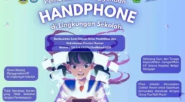 Keterangan poto : SMKN 2 Rangkasbitung resmi berlakukan pembatasan penggunaan HP di lingkungan Sekolah