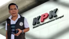 Keterangan foto : Ilustrasi Gedung KPK bersama Matahukum Mukhsin Nasir, Sabtu (21/2/2026)