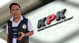 Keterangan foto : Ilustrasi Gedung KPK bersama Matahukum Mukhsin Nasir, Sabtu (21/2/2026)