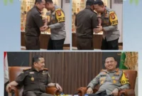 Keterangan foto : Kapolres Metro Jakarta Pusat Kombes Pol Reynold E.P Gutagalung yang baru melakukan kunjungan kerja ke Kejaksaan Negeri (Kejari) Jakarta Pusat, Kamis (5/2/2026)
