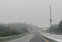 Keterangan foto : Jalan Tol Serang.- Rangkasbitung, Selasa (24/2/2026)