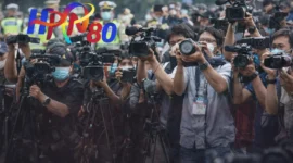 Keterangan foto: Hari Pers Nasional Ke-80