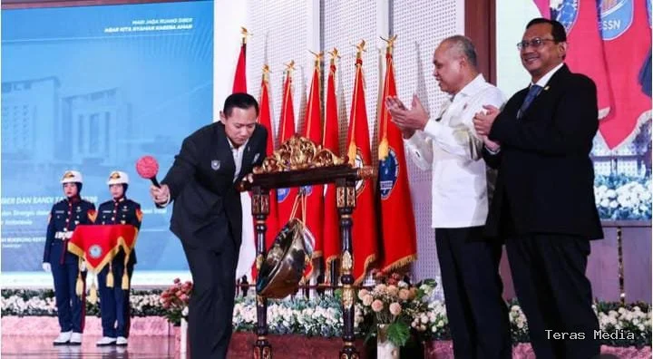 Keterangan foto : Wakil Ketua Komisi I DPR RI dari Fraksi Partai Demokrat Anton Suratto saat Rapat Koordinasi Nasional Keamanan Siber dan Sandi 2026 di BSSN, Rabu (25/2/2026)