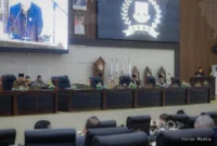 Keterangan foto : Gedung DPRD Provinsi Banten, Jumat (20/2/2026)