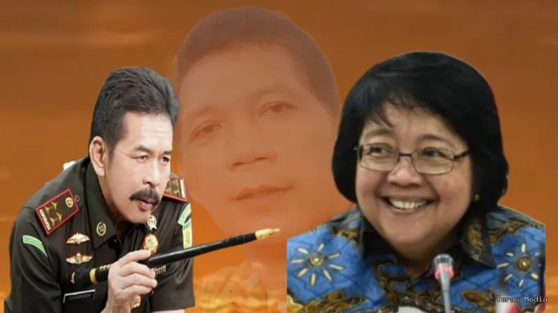 Keterangan foto : Jaksa Agung ST Burhanuddin dan Eks Menteri Siti Nurbaya, Selasa (3/2/2026)
