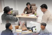 Keterangan foto : Kejari Subang dan Bank BRI saat kolaborasi hukum non litigasi, Selasa (24/2/2026)