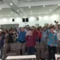 Keterangan foto : laksanaan Silaturahmi Akbar insan Pers Bekasi, Karawang, Purwakarta di Aula Husni Hamid, Karawang, 11 Maret 2026. Selain dihadiri 30 ketua organisasi pers dan wartawan se- Bekasi, Kamis (13/3/2026)