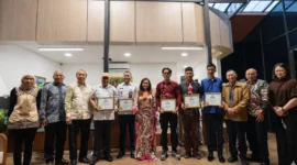 Mantan Kepala Badan Intelijen Strategis (Kabais) TNI, Laksda TNI (Purn.) Soleman B. Ponto Bersama Nara sumber lainya  dalam talkshow yang diselenggarakan oleh Pemuda Pemudi Bela Negara (PPBN) pada Kamis, 5 Maret 2026.