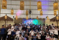 Keterangan foto : Pengurus Dewan Pimpinan Cabang (DPC) Partai Demokrat Kabupaten Tangerang menggelar buka bersama di Aloah, Kecamatan Pasar Kemis, Kabupaten Tangerang, 25 Februari 2026.