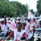 Keterangan foto : Relawan Pendukung Anies Baswesdan Abdi Rakyat, Sabtu (14/3/2026)