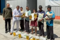 Keterangan foto : Perum Bulog Regional Lebak-Pandeglang kembali gencar menyalurkan bantuan pangan kepada masyarakat di Kabupaten Lebak dan Pandeglang, Rabu (18/3/2026)