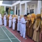 Keterangan poto : Suasana Halal Bihalal yang di adakan di SKh Negeri 01 Lebak yang di ikuti oleh seluruh keluarga besar Sekolah dan orang tua siswa pada 30/3/2016