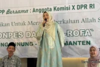 Keterangan foto : Anggota Komisi X DPR Fraksi Partai Golkar dari dapil Banten, Adde Rosi Khoerunnisa, Selasa (11/3/2026)